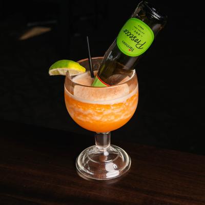 Italian bulldog cocktail.