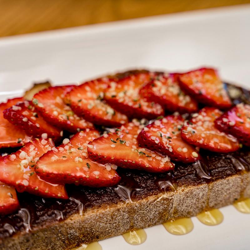 Chocolate Hazelnut Berry Toast photo
