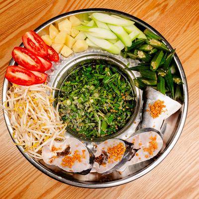 Vietnamese hot and sour soup.