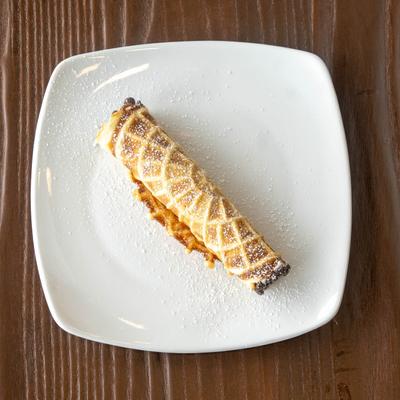 Chocolate chip cannoli.