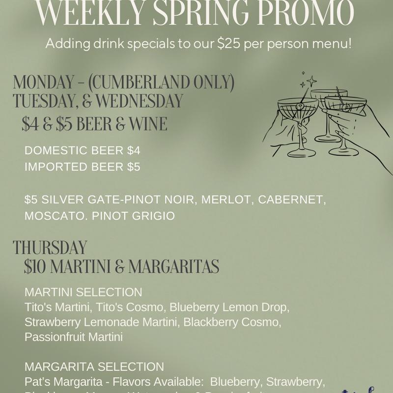 Thursday: $10 Martini & Margaritas photo