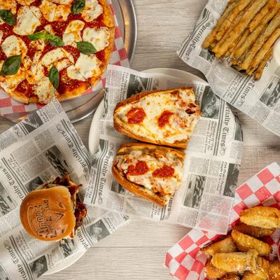 Various food dishes.