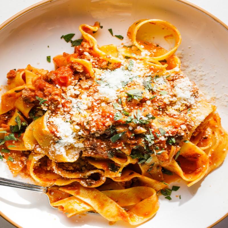 menu item 37 of 51, Pappardelle Con Funchi E Vodka