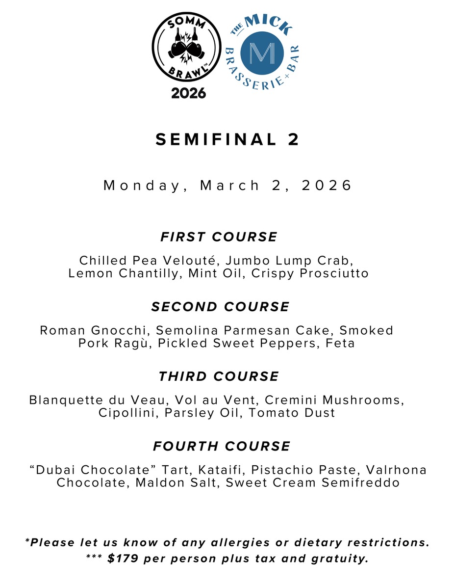 Somm Brawl Semi Finals 2 event