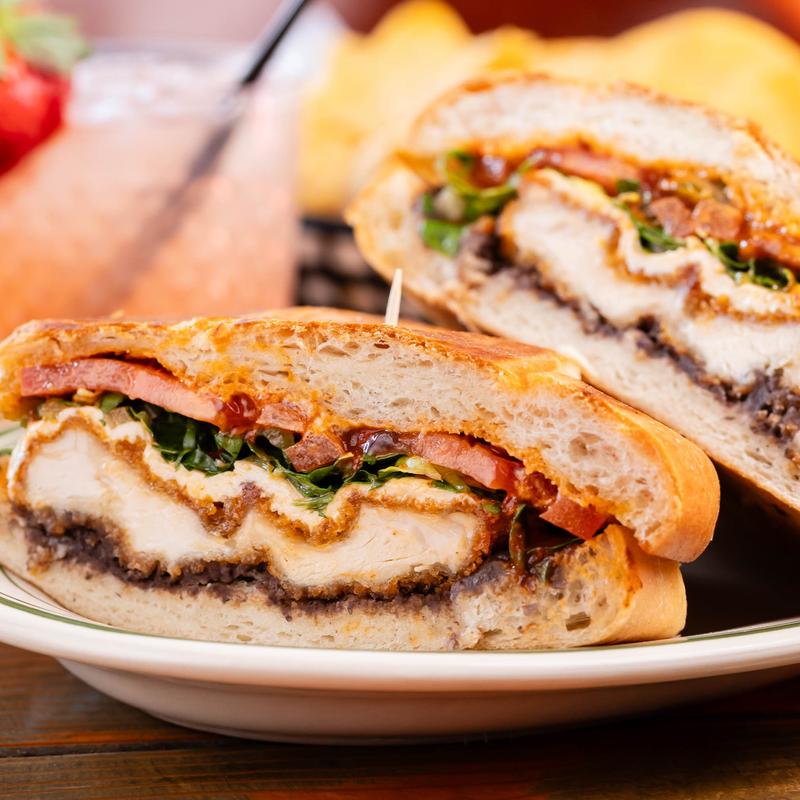 menu item 8 of 10, A La Milanesa (Chicken) Torta
