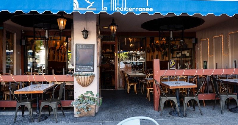 Exterior seating area