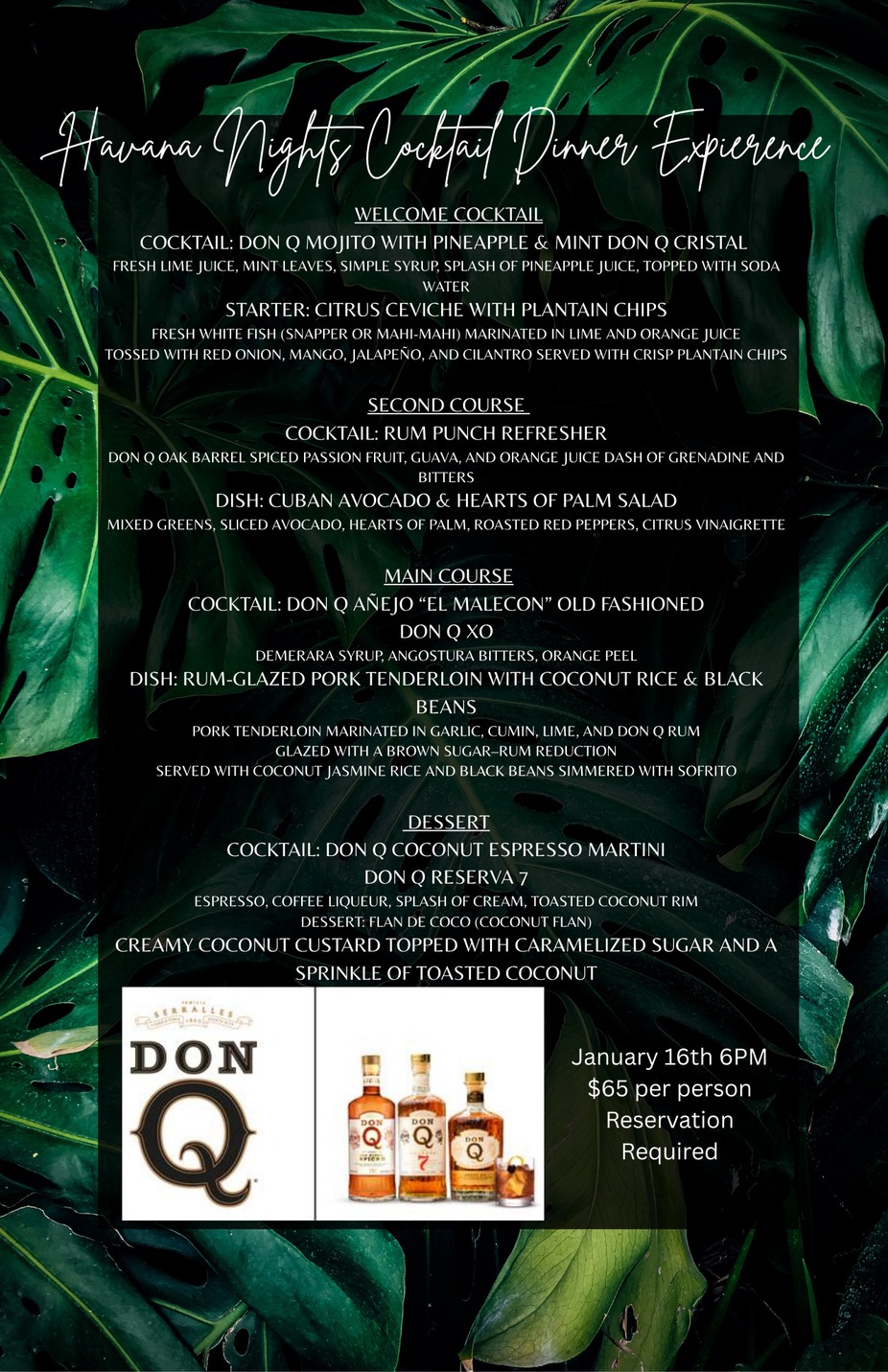 Havana Nights Cocktail Experience Featuring Don Q. event photo