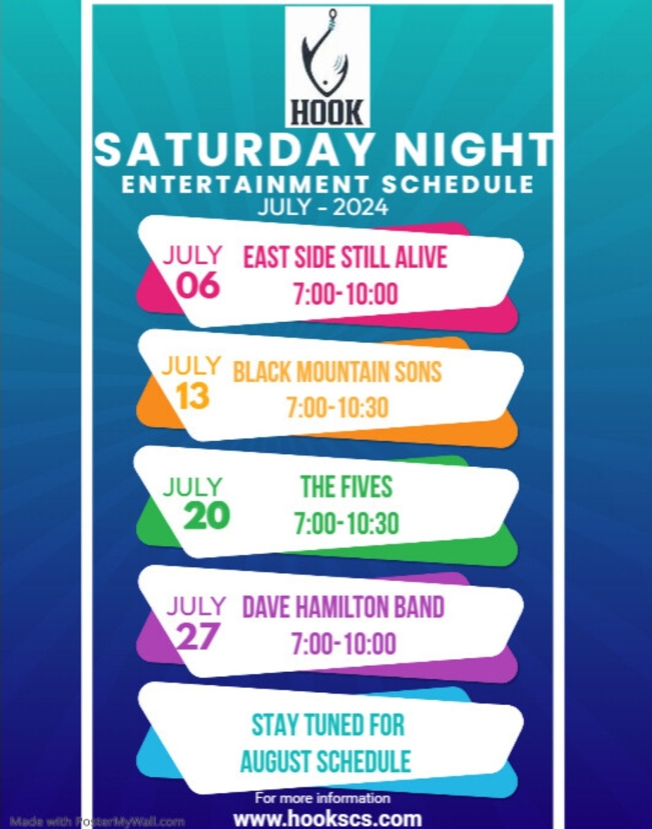 Saturday - Entertainment Schedule event photo