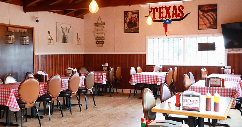 Dining hall, sign on the wall