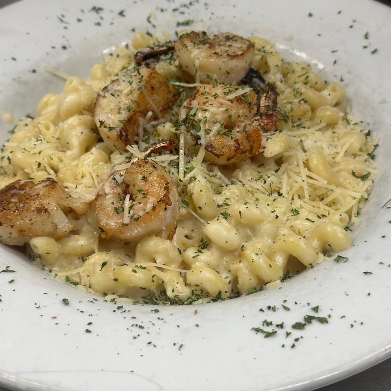 menu item 56 of 75, Seafood Pasta Alfredo