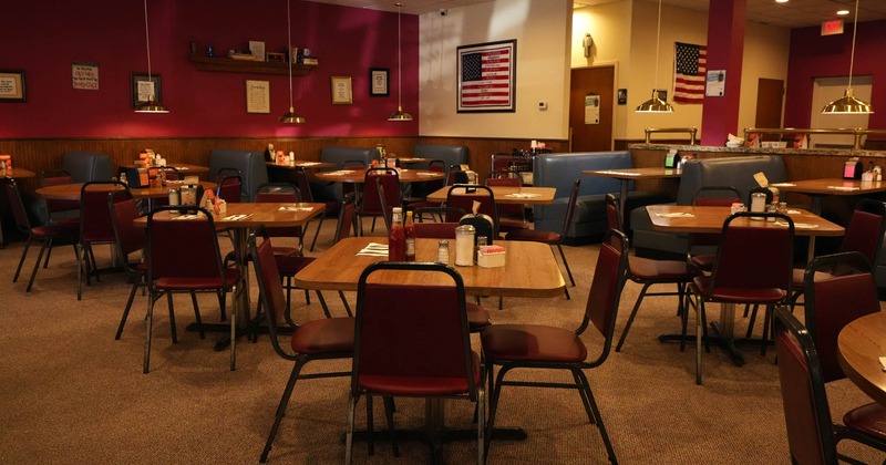 Interior, dining area