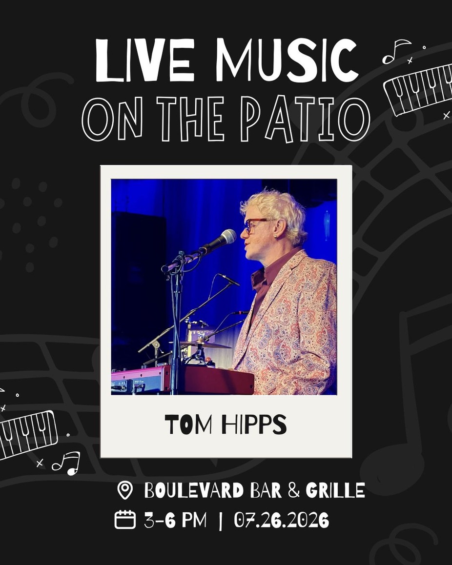 LIVE MUSIC  ON THE PATIO ~ Tom Hipps event photo