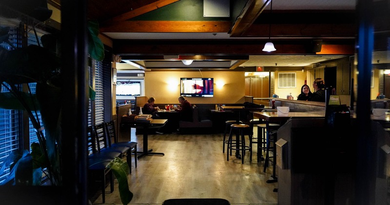 Interior, dining area