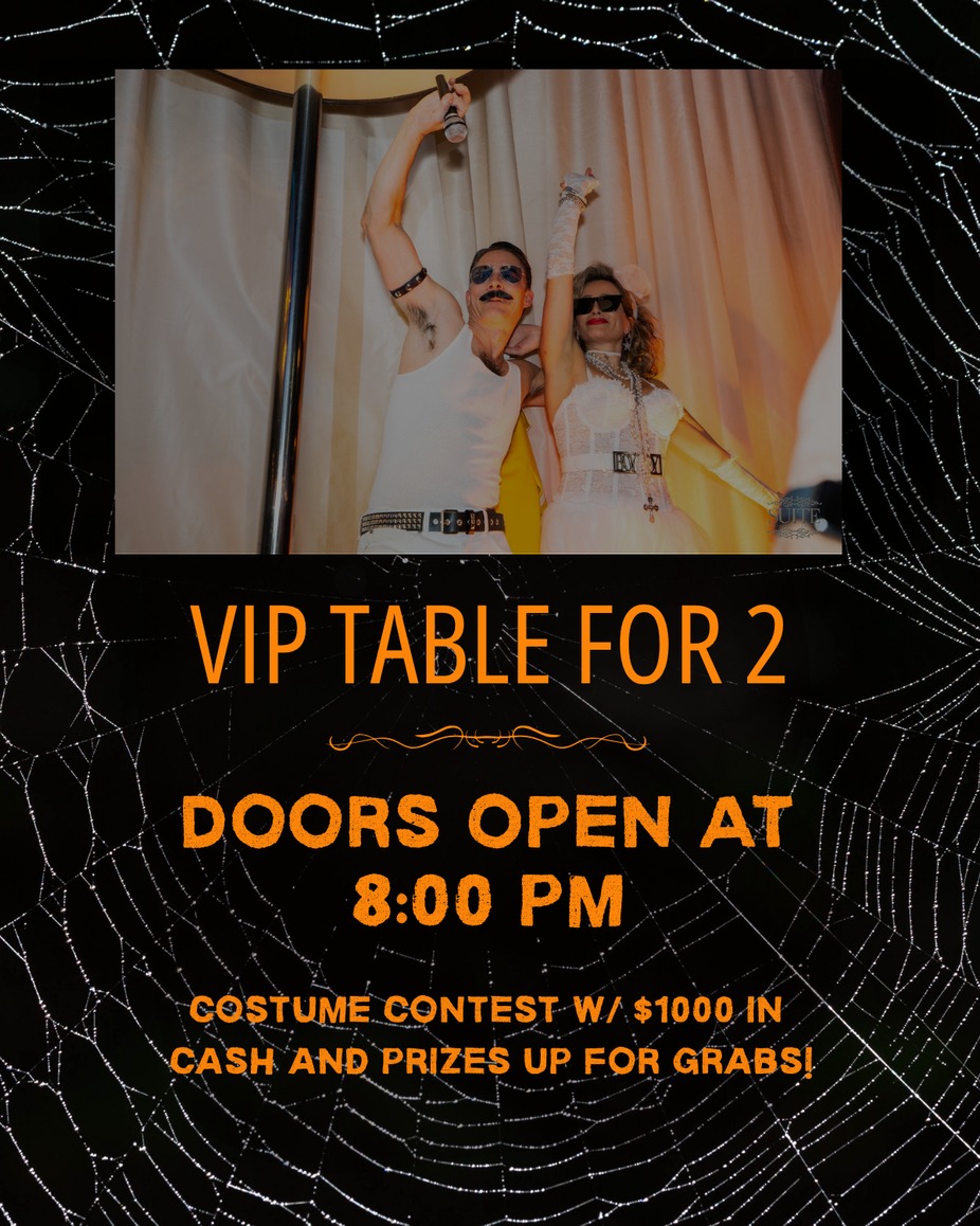 Halloween - VIP Table for 2! event photo