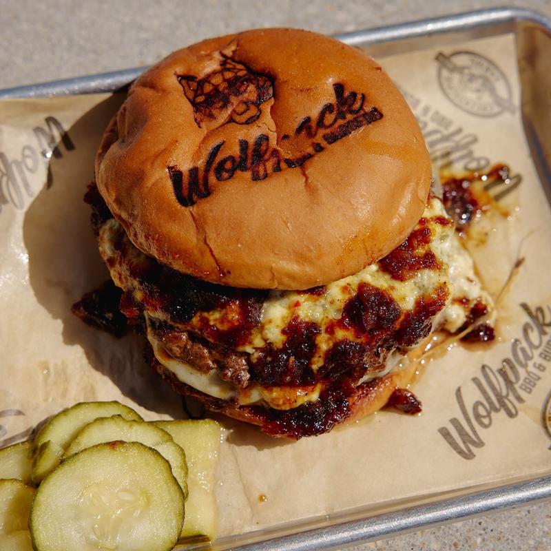 menu item 31 of 38, Bacon Bleu Burger