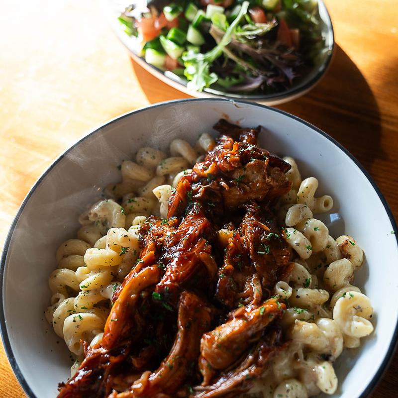 menu item 41 of 54, BBQ Pulled Pork Mac & Cheese
