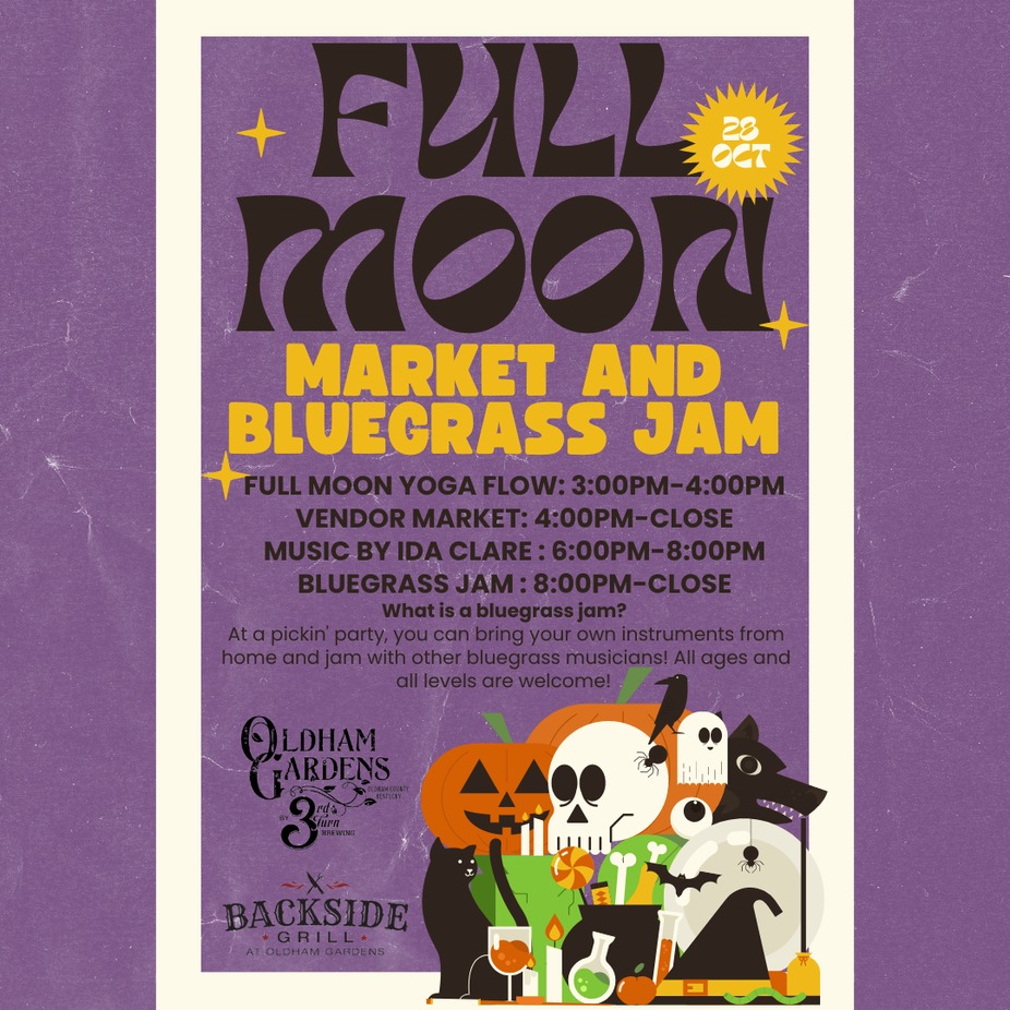 Full Moon Market and Bluegrass Jam event photo