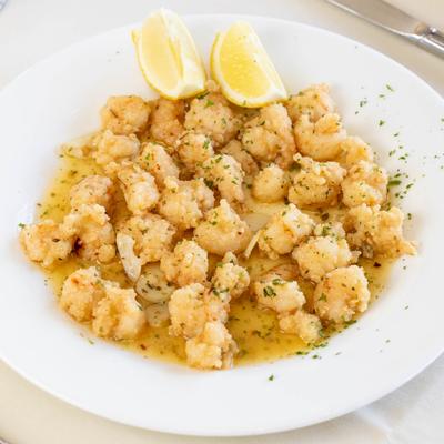 Rock Shrimp Arrabiata.