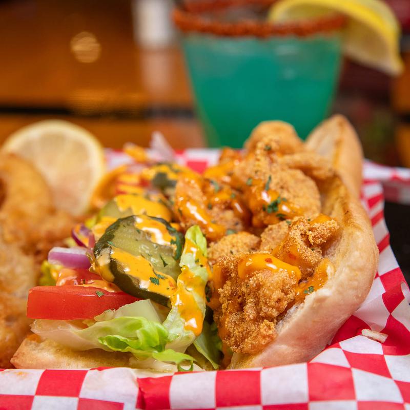 menu item 5 of 7, Po-Boy Sandwich