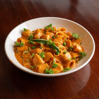 Rigatoni vodka pasta bowl.