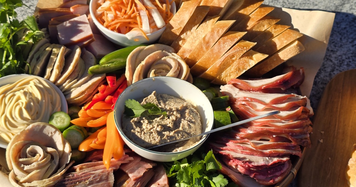 Banh Mi Charcuterie Board