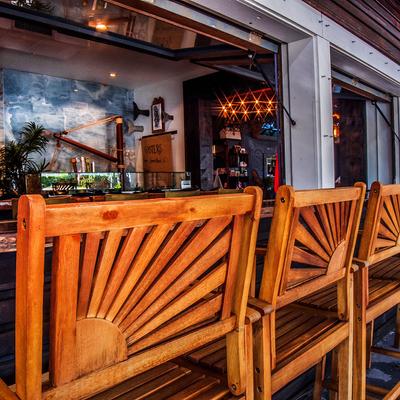 Interior, chairs in a row