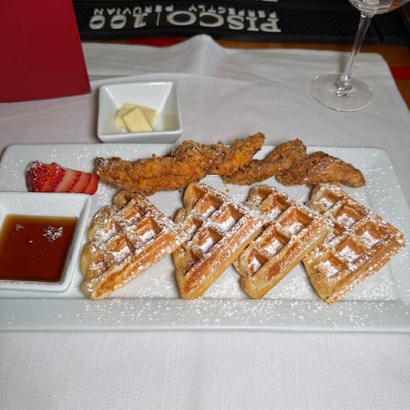 Belgian Waffle and Chicken photo