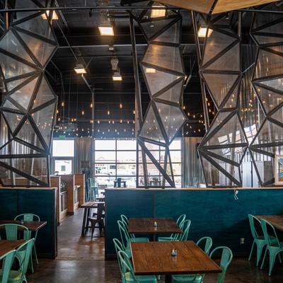 Interior, seating rooms space.