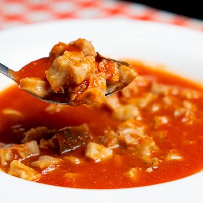Petti's tripe soup.