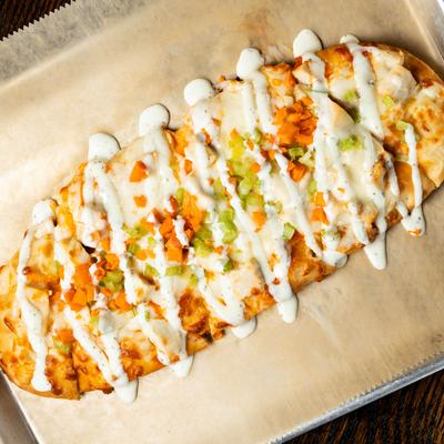 Buffalo Chicken Flatbread.