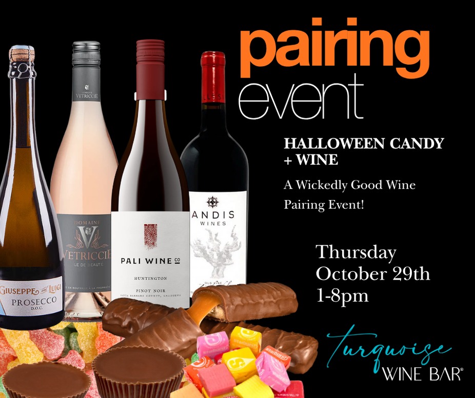 Wine and Halloween Candy Pairing event photo