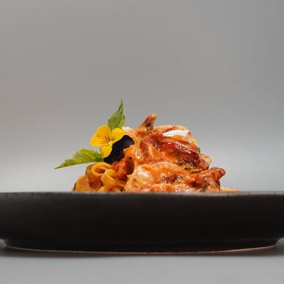 Pasta dish, close-up