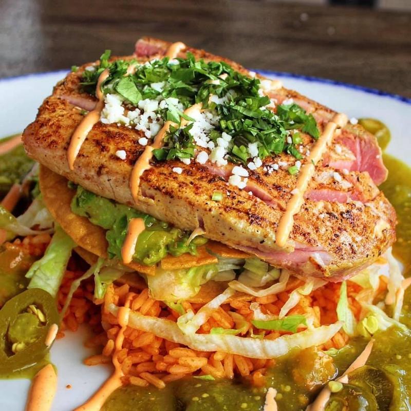 Ahi Tuna Tostada Stack photo