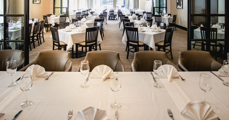 Interior, dining area