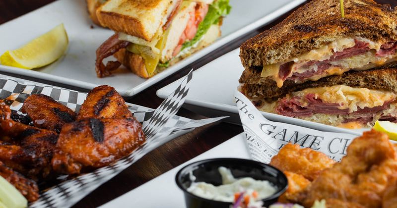 Different types of dishes served