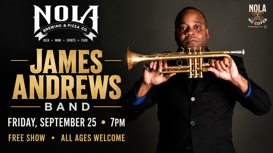 FREE LIVE MUSIC:  NOLAxNOLA and NOLA Brewing presents James Andrews Band event photo