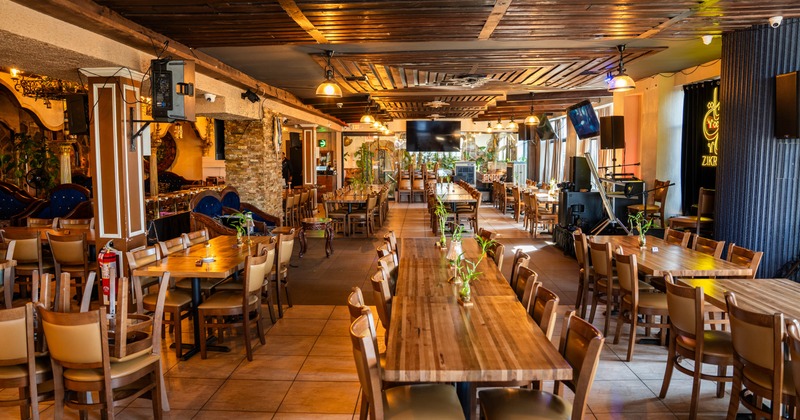 Interior, main dining area