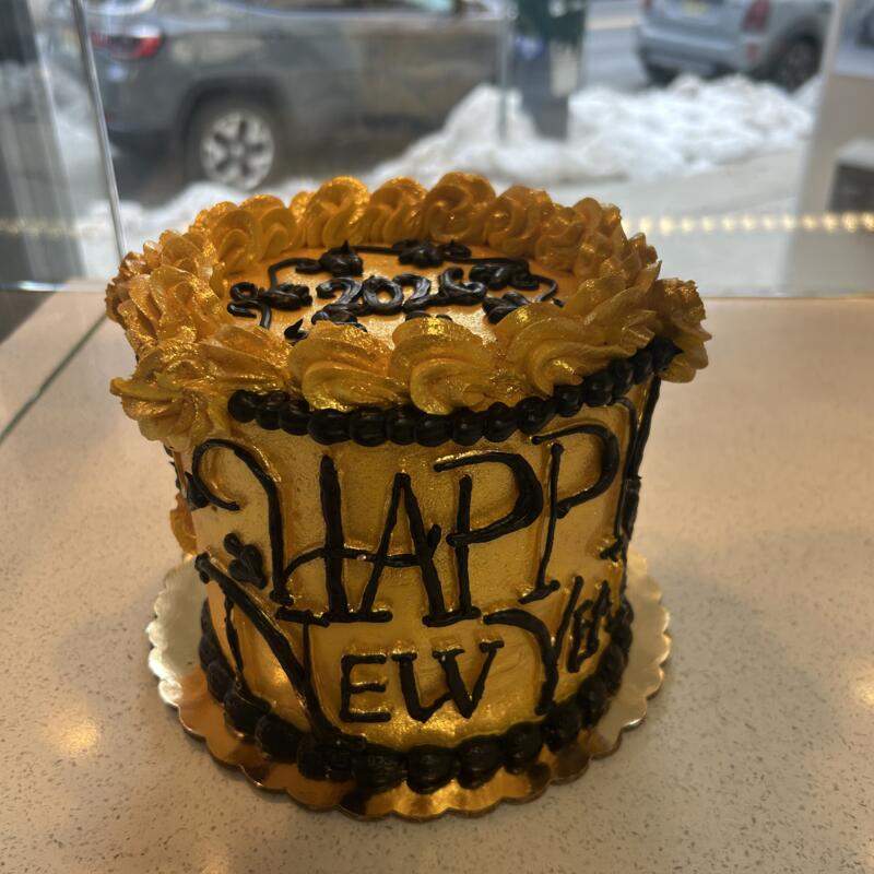 menu item 86 of 90, New Years Decorated Cake 7