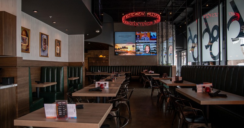 Interior, dining area
