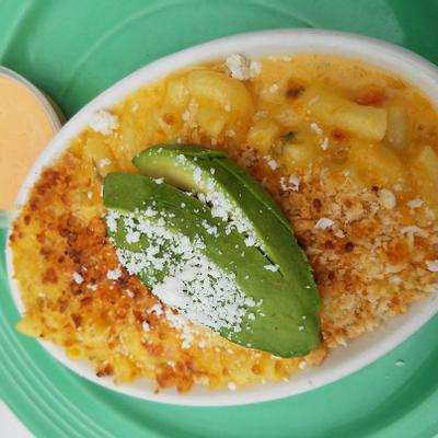 A dish from the menu, top view