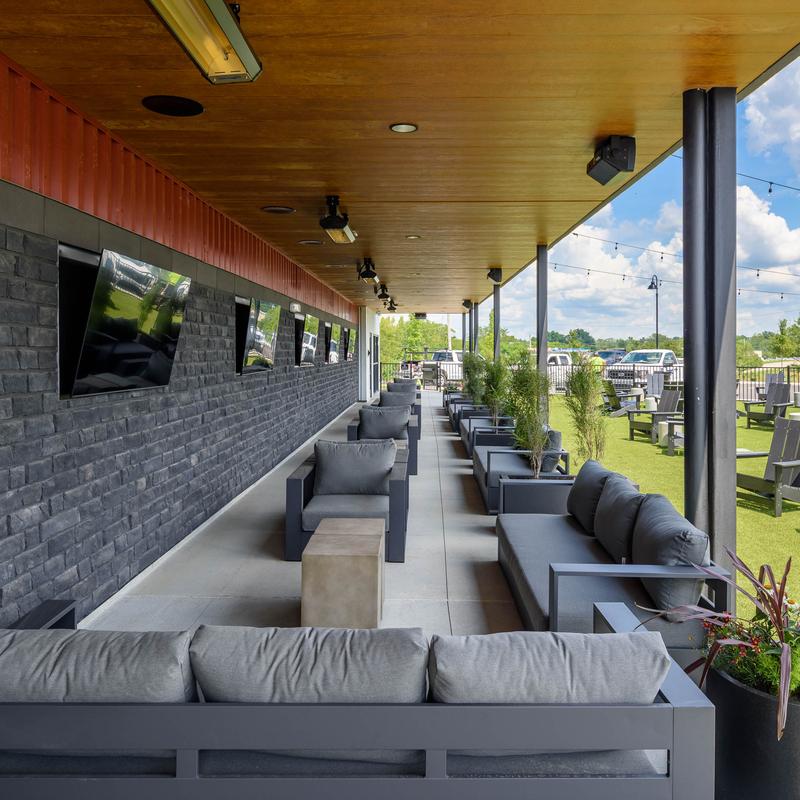 Exterior seating area