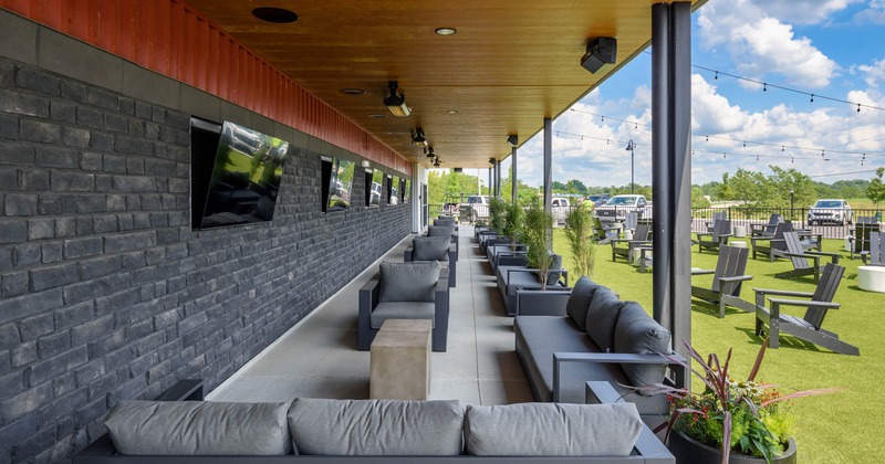 Exterior seating area