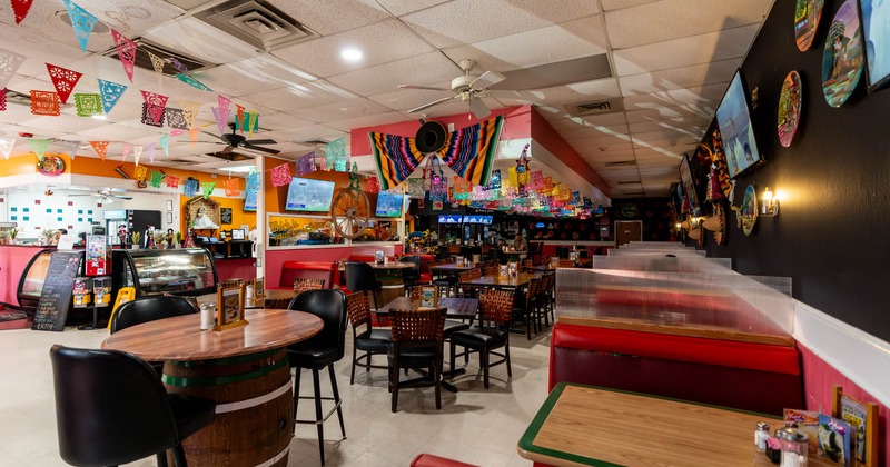 Interior seating area