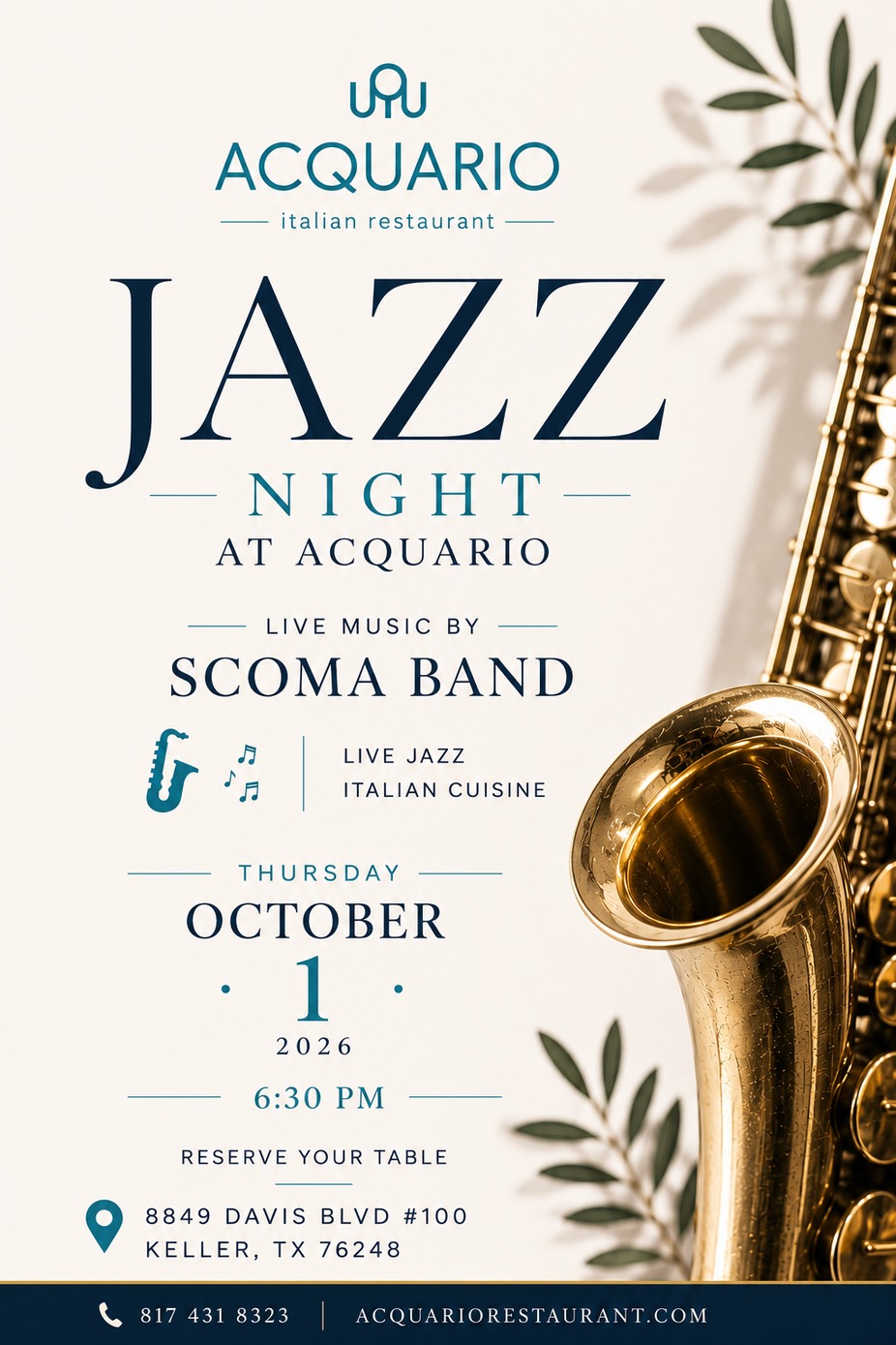 JAZZ NIGHT AT ACQUARIO event photo