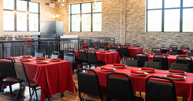 Interior, dining area