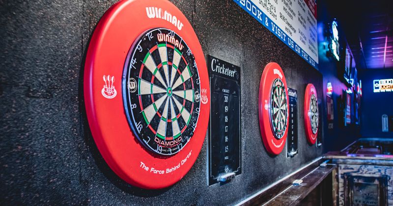 Interior, tables in dining area