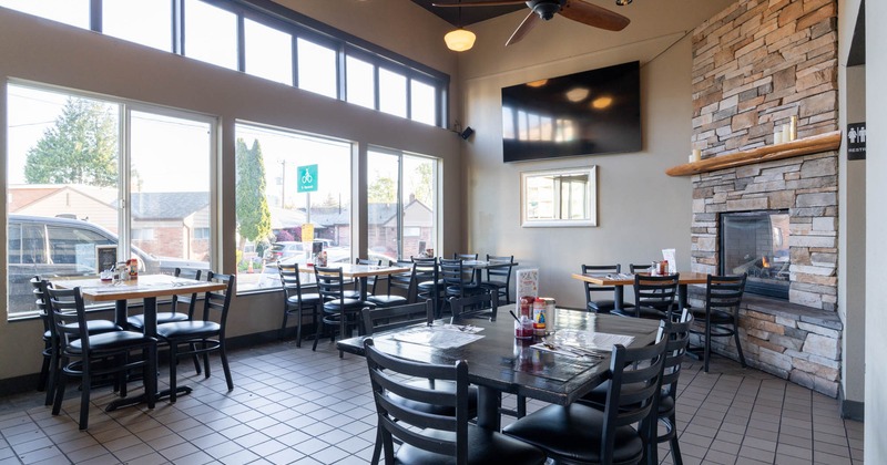 Interior seating area