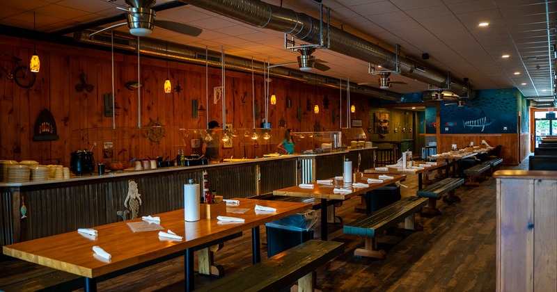 Interior, main dining area