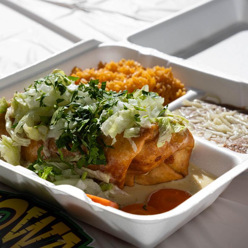 menu item 3 of 15, Chimichanga Platter