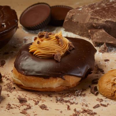 Peanut butter cup donut.